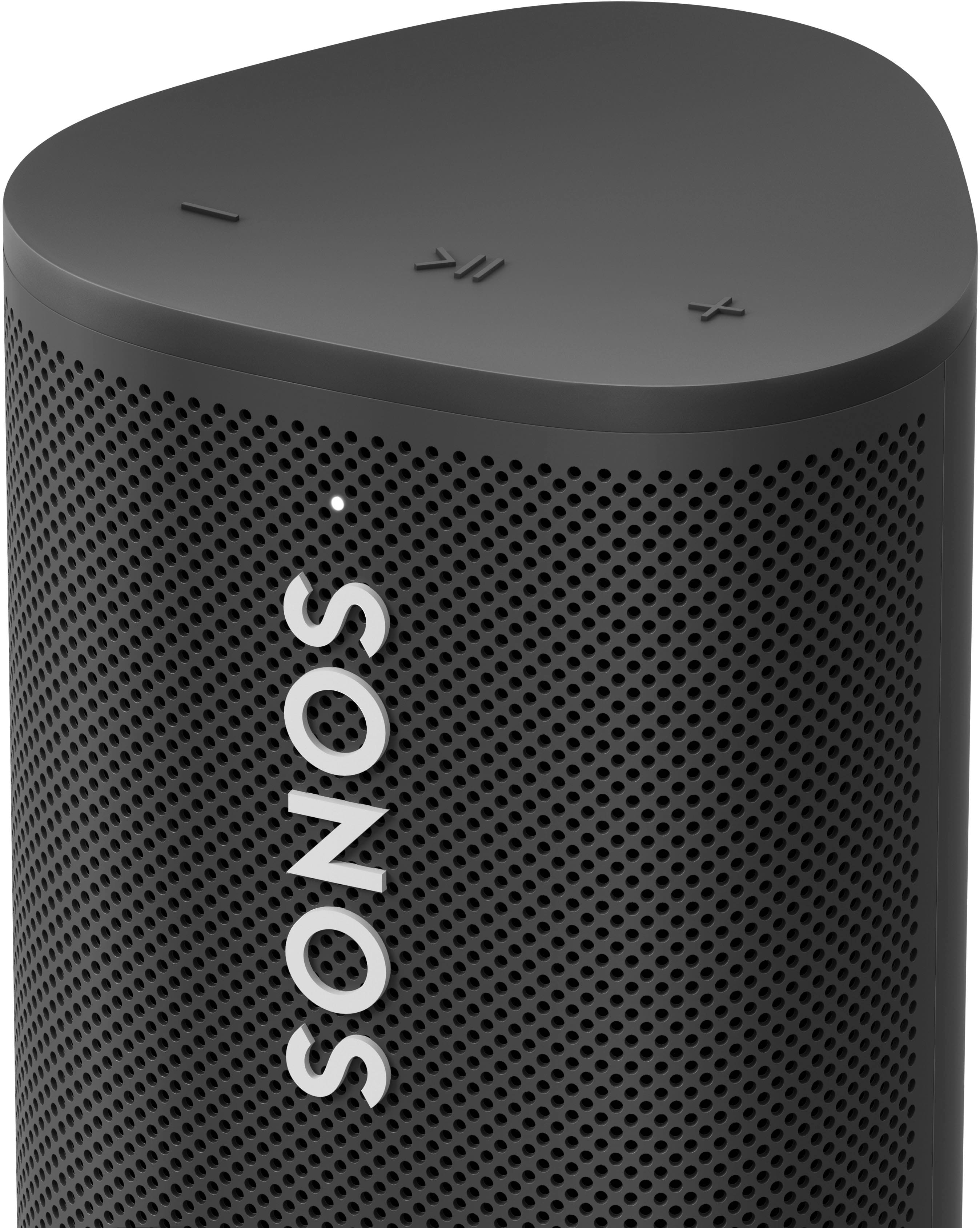 Alt View 1. Sonos - Roam SL Portable Bluetooth Wireless Speaker - Shadow Black.