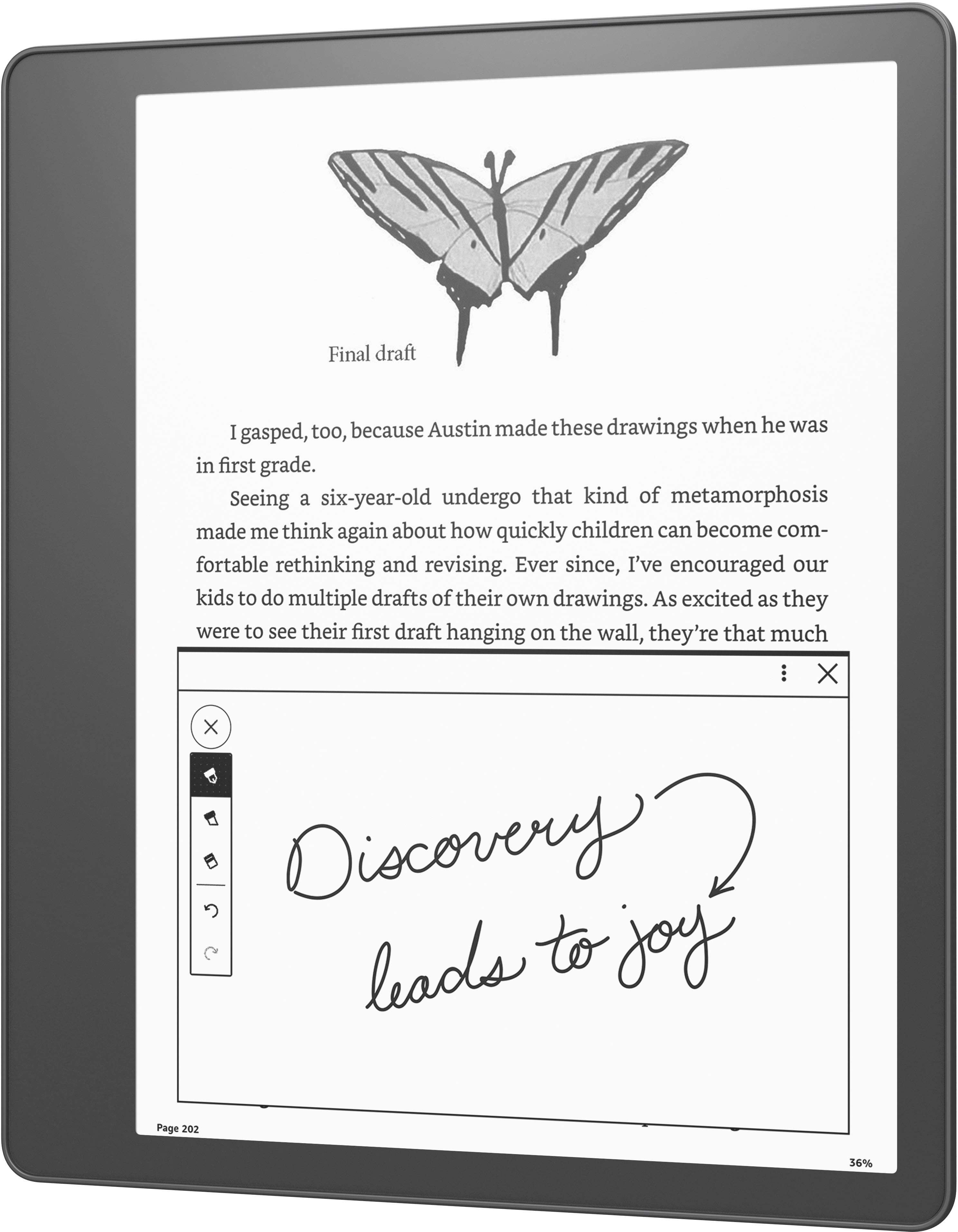 Amazon Kindle Scribe Digital Notebook 32 GB with Premium Pen 2022 Gray B09BSGFTHY - Best Buy