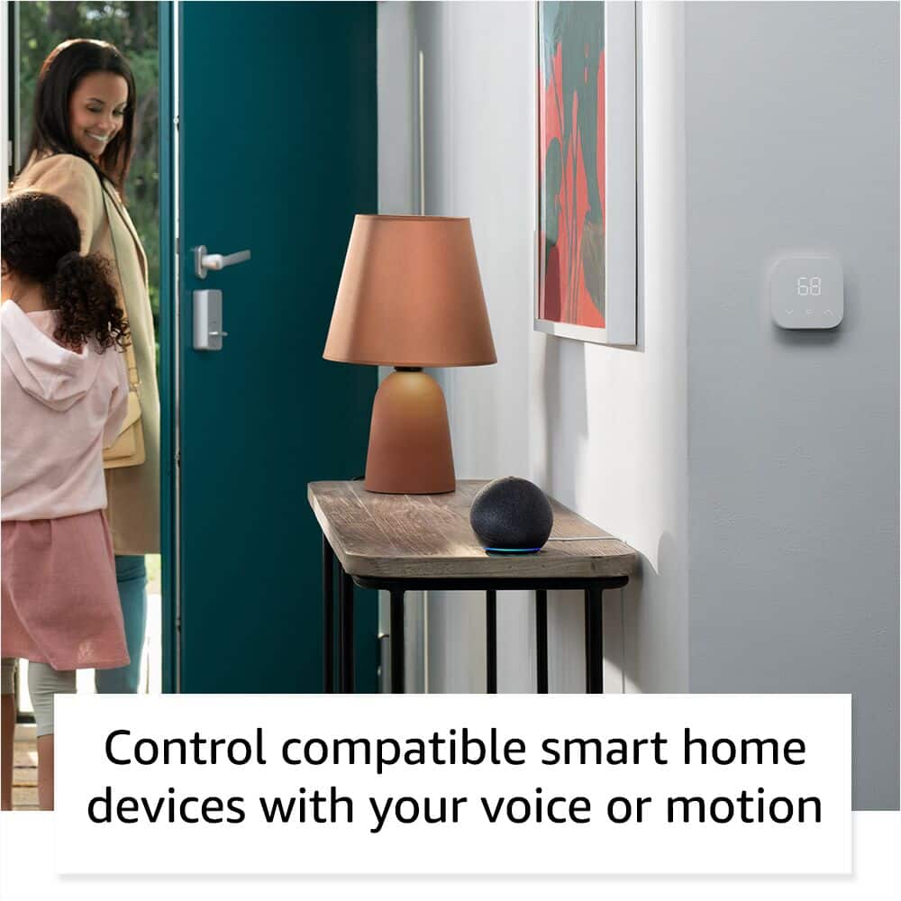 Control compatible smart home devices with your voice or motion.