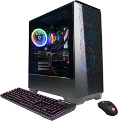 CyberPowerPC - Gamer Supreme Gaming Desktop - AMD Ryzen 9 7950X - 32GB Memory - NVIDIA GeForce RTX 4080 - 2TB SSD - Black - Front_Zoom