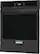Angle. Frigidaire - Gallery 24" Built-In Single Electric Wall Oven with Air Fry - Black.