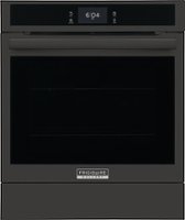 Frigidaire - Gallery 24" Built-In Single Electric Wall Oven with Air Fry - Black - Front_Zoom
