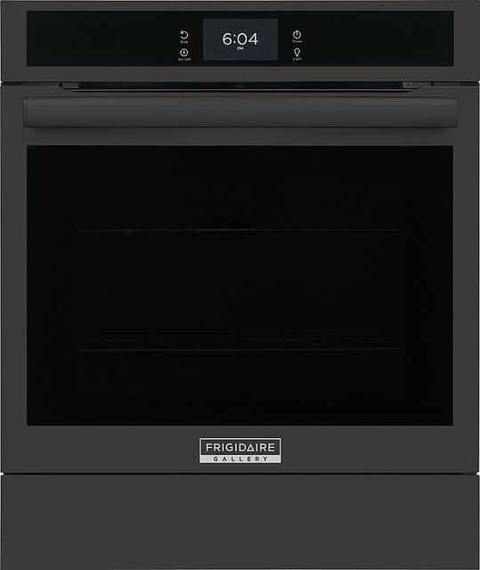 Front Zoom. Frigidaire - Gallery 24" Built-In Single Electric Wall Oven with Air Fry - Black.