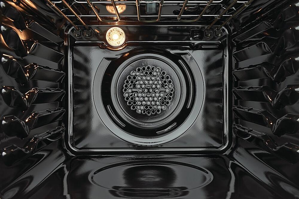 Alt View 12. Frigidaire - Gallery 24" Built-In Single Electric Wall Oven with Air Fry - Black.