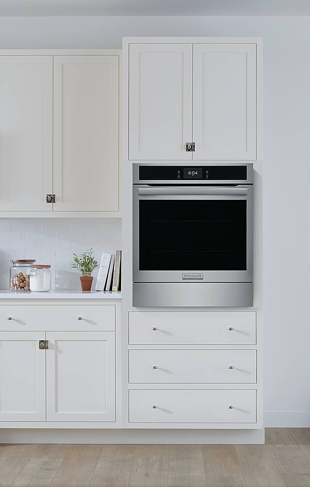 Alt View 15. Frigidaire - Gallery 24" Built-In Single Electric Wall Oven with Air Fry - Stainless Steel.