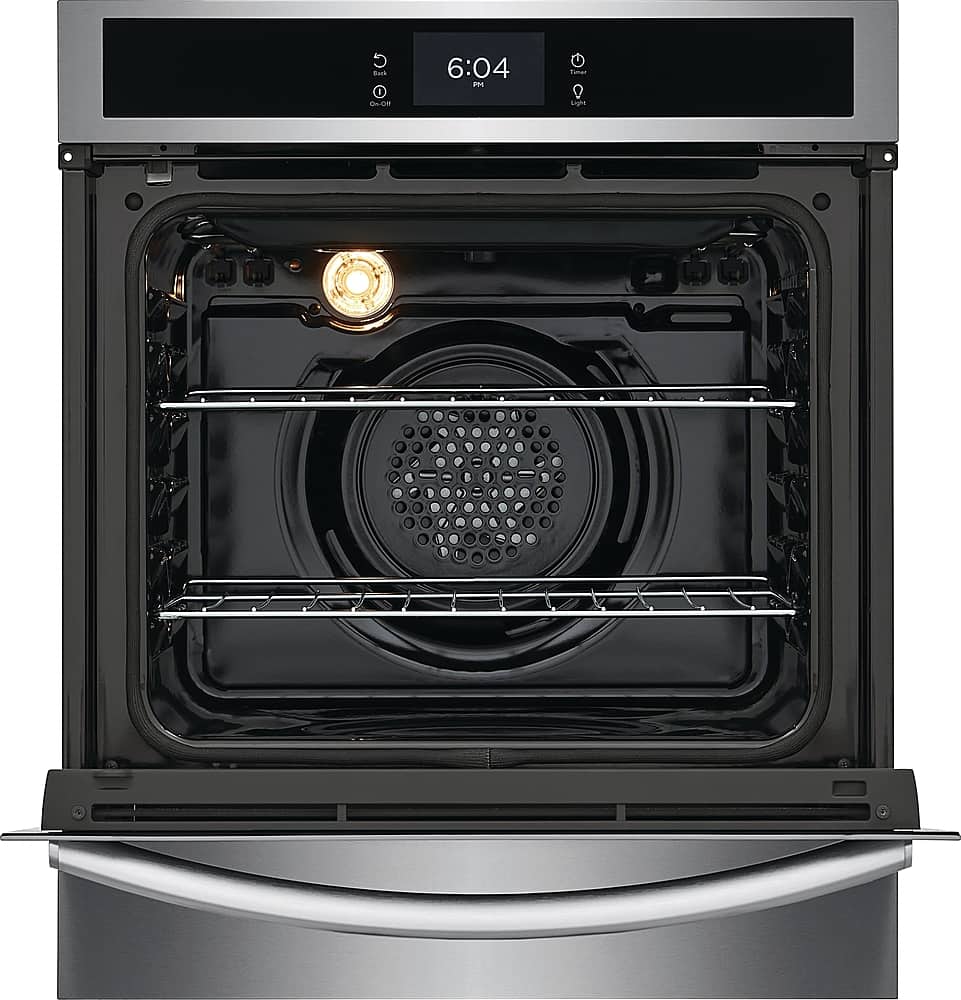 Alt View 1. Frigidaire - Gallery 24" Built-In Single Electric Wall Oven with Air Fry - Stainless Steel.