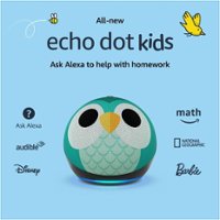 Amazon - Echo Dot Kids (5th Gen, 2022 Release) with Alexa - Owl - Front_Zoom