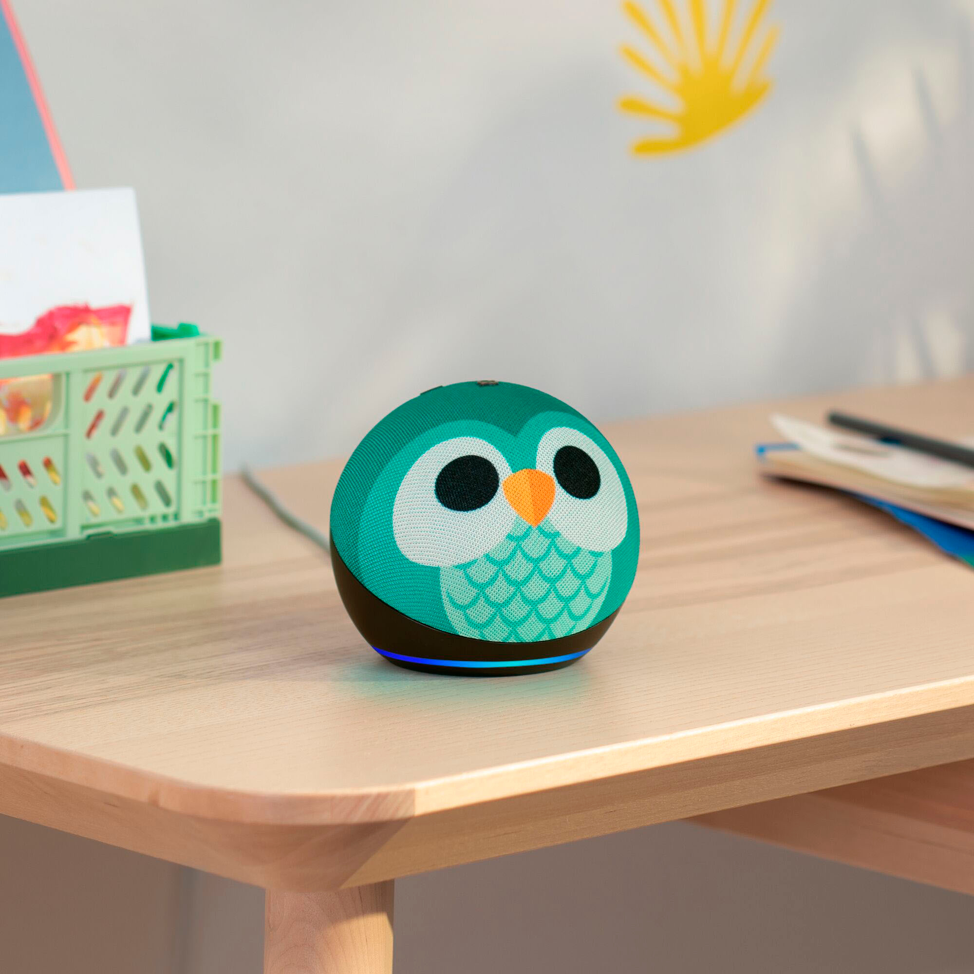  Echo Dot Kids (5th Gen, 2022 Release) with Alexa - Owl