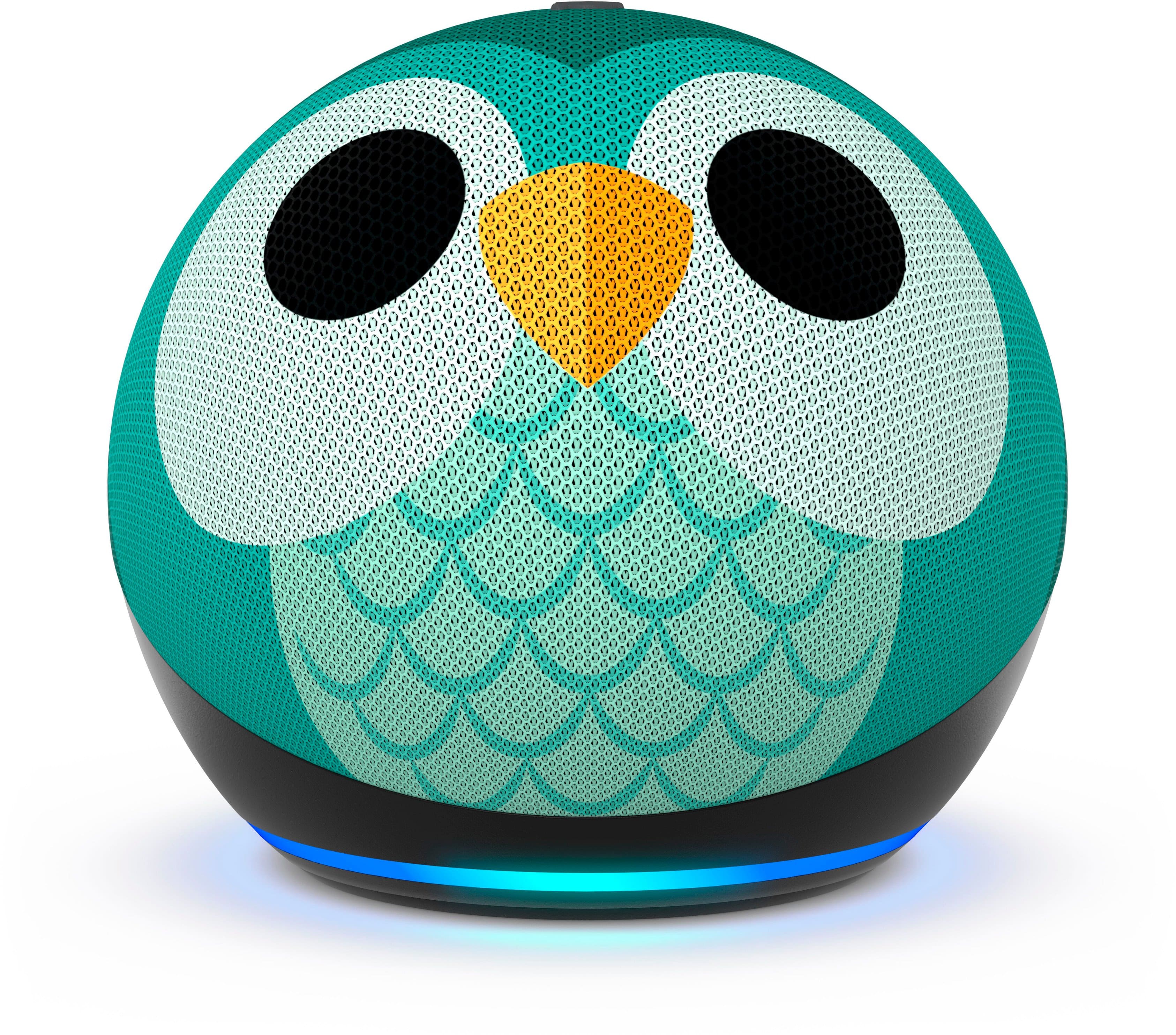 Front. Amazon - Echo Dot Kids (5th Gen, 2022 Release) with Alexa - Owl.
