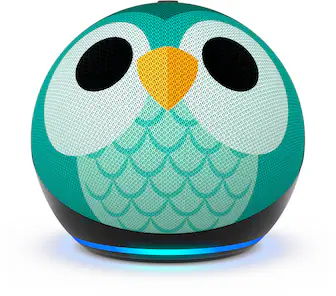 Front. Amazon - Echo Dot Kids (5th Gen, 2022 Release) with Alexa - Owl.