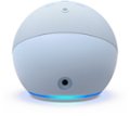 Alt View 12. Amazon - Echo Dot with Clock (5th Gen, 2022 Release) Smart Speaker with Alexa - Cloud Blue.