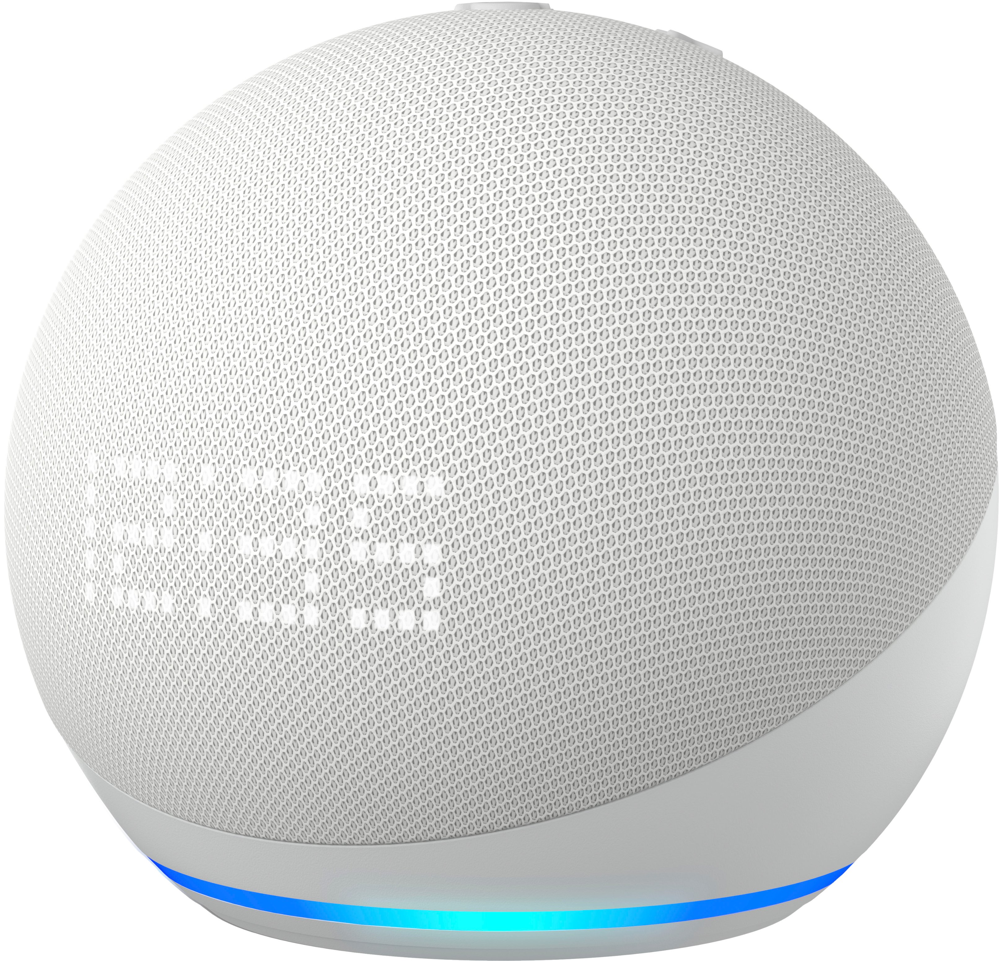 Amazon Echo Dot with Clock (5th Gen, 2022 Release) Smart Speaker with Alexa  Glacier White B09B8VN8YQ - Best Buy