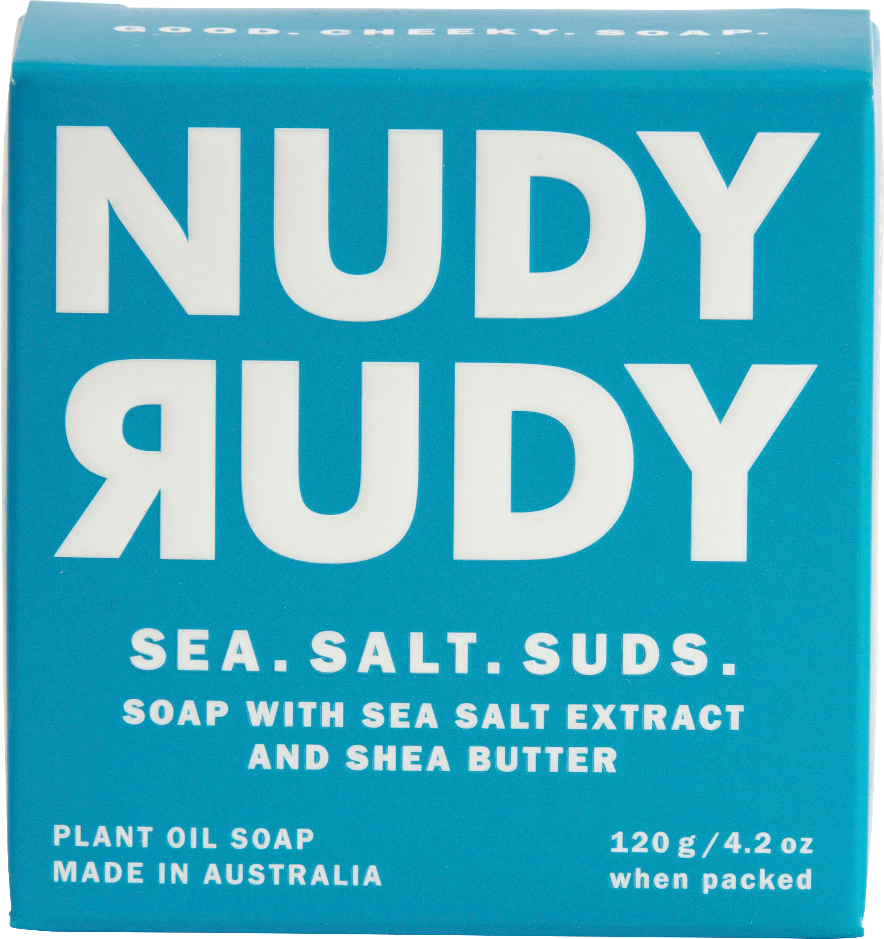 Nudy Rudy - Bar Soap- Sea Salt Suds - White