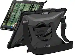 UAG - Microsoft Surface Pro 10/9 Next Plasma w/ Hand & Shoulder Strap - Clear - Front_Zoom