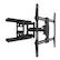 Alt View 15. Kanto - Full Motion TV Wall Mount for Metal Studs for Most 34" to 65" TVs - Black.