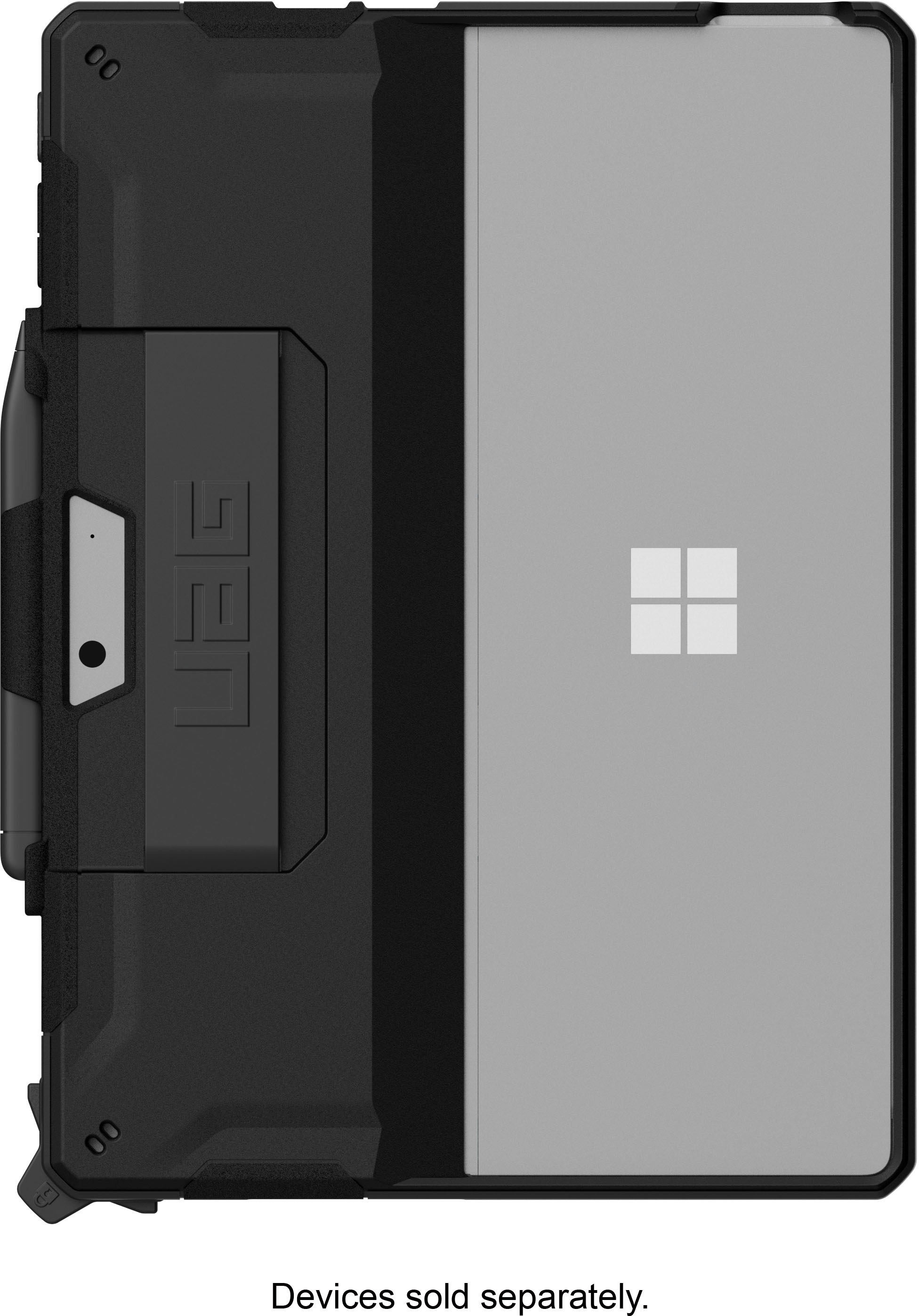 Angle View: UAG - Microsoft Surface Pro Next Scout w/ Hand Strap - Black