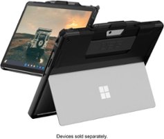 UAG - Microsoft Surface Pro Next Scout w/ Hand Strap - Black - Front_Zoom