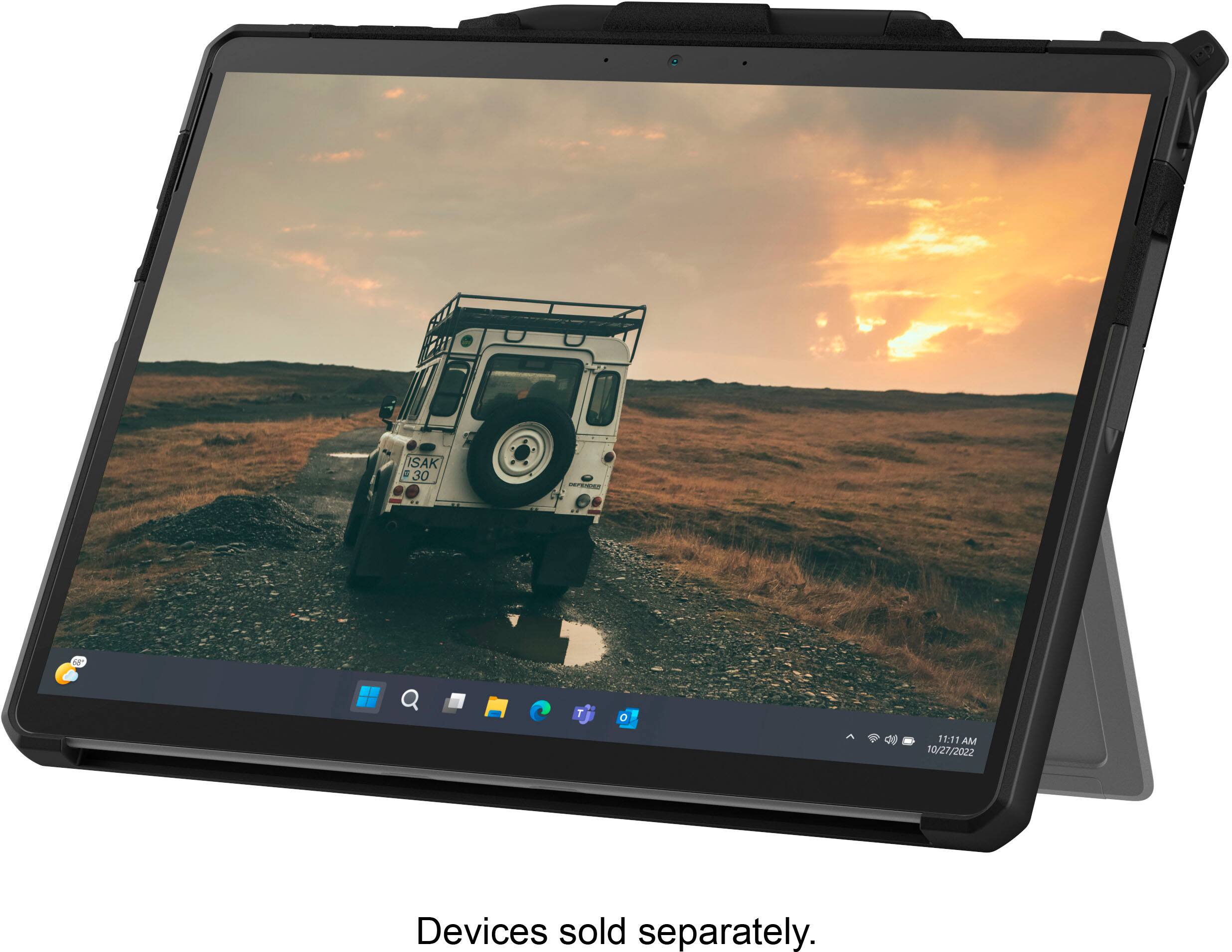 Alt View 18. UAG - Microsoft Surface Pro 10/9 Next Scout w/ Hand Strap - Black.