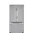 Front. LG - 28.7 Cu. Ft. 3-Door French Door Refrigerator with Ice Plus - Stainless Steel.
