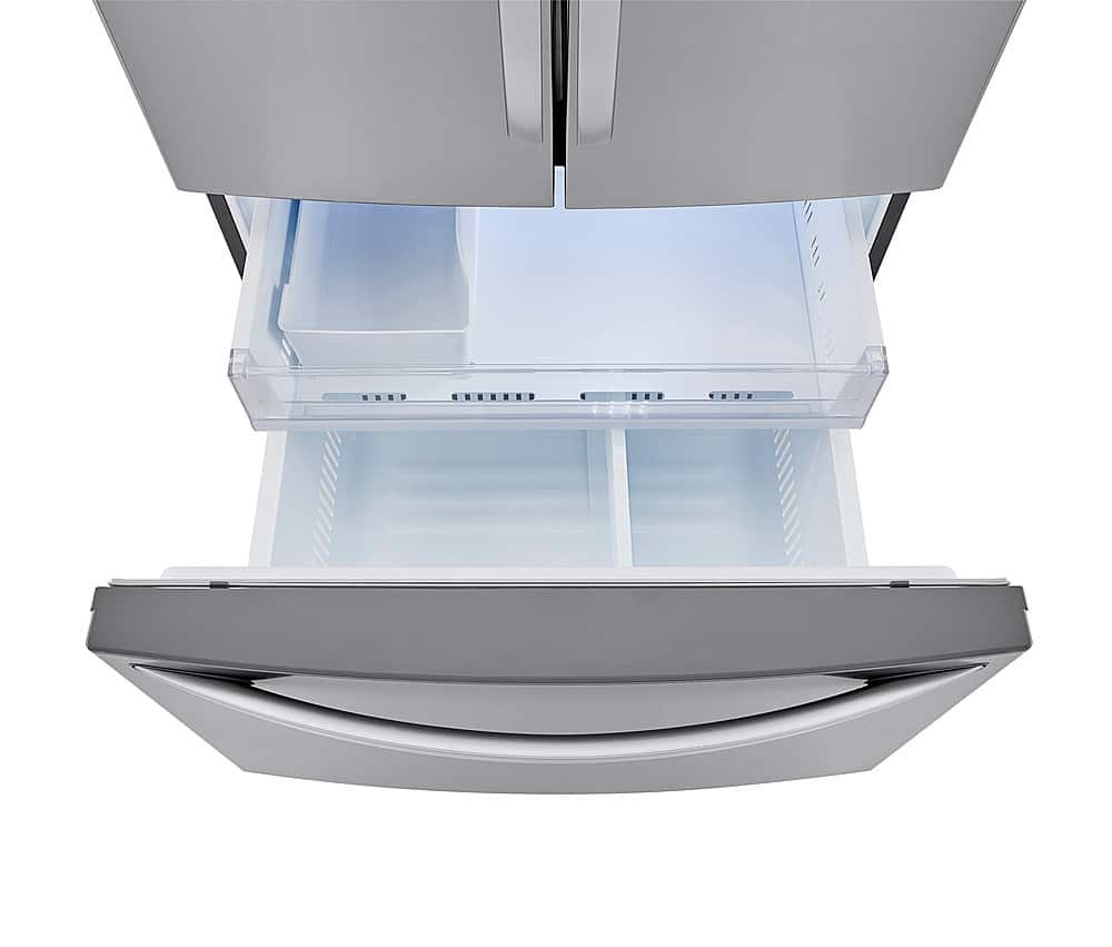 Alt View 15. LG - 28.7 Cu. Ft. 3-Door French Door Refrigerator with Ice Plus - Stainless Steel.
