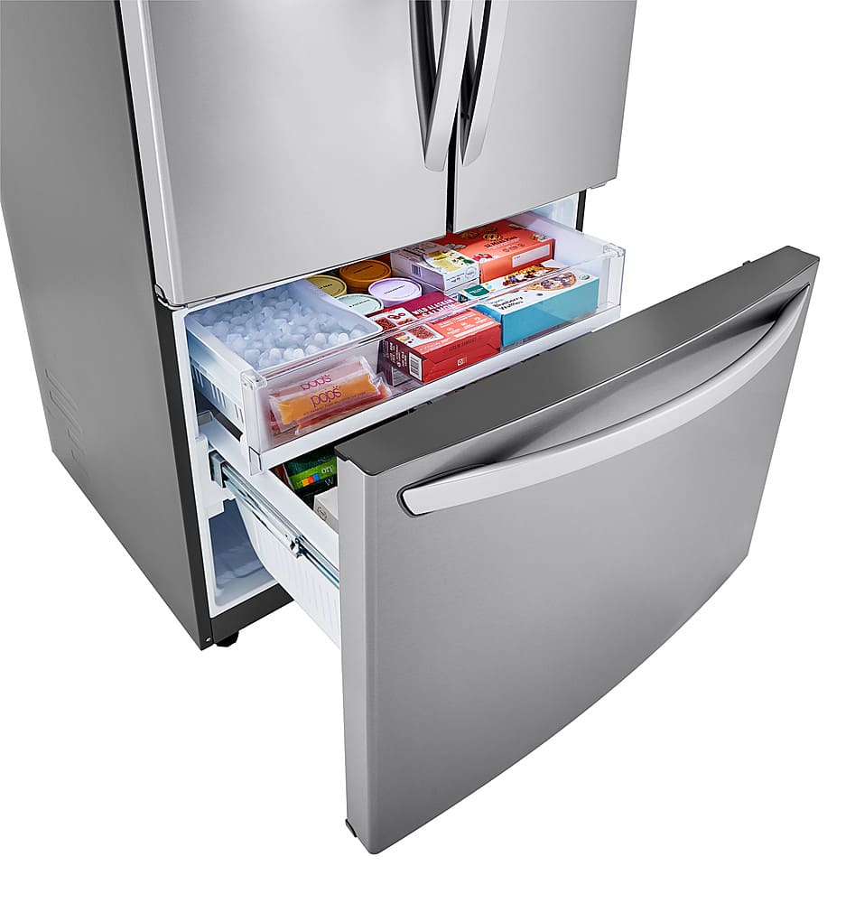 Alt View 17. LG - 28.7 Cu. Ft. 3-Door French Door Refrigerator with Ice Plus - Stainless Steel.