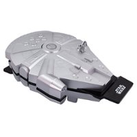 Uncanny Brands - Star Wars Millenium Falcon Deluxe Waffle Maker - Silver - Front_Zoom