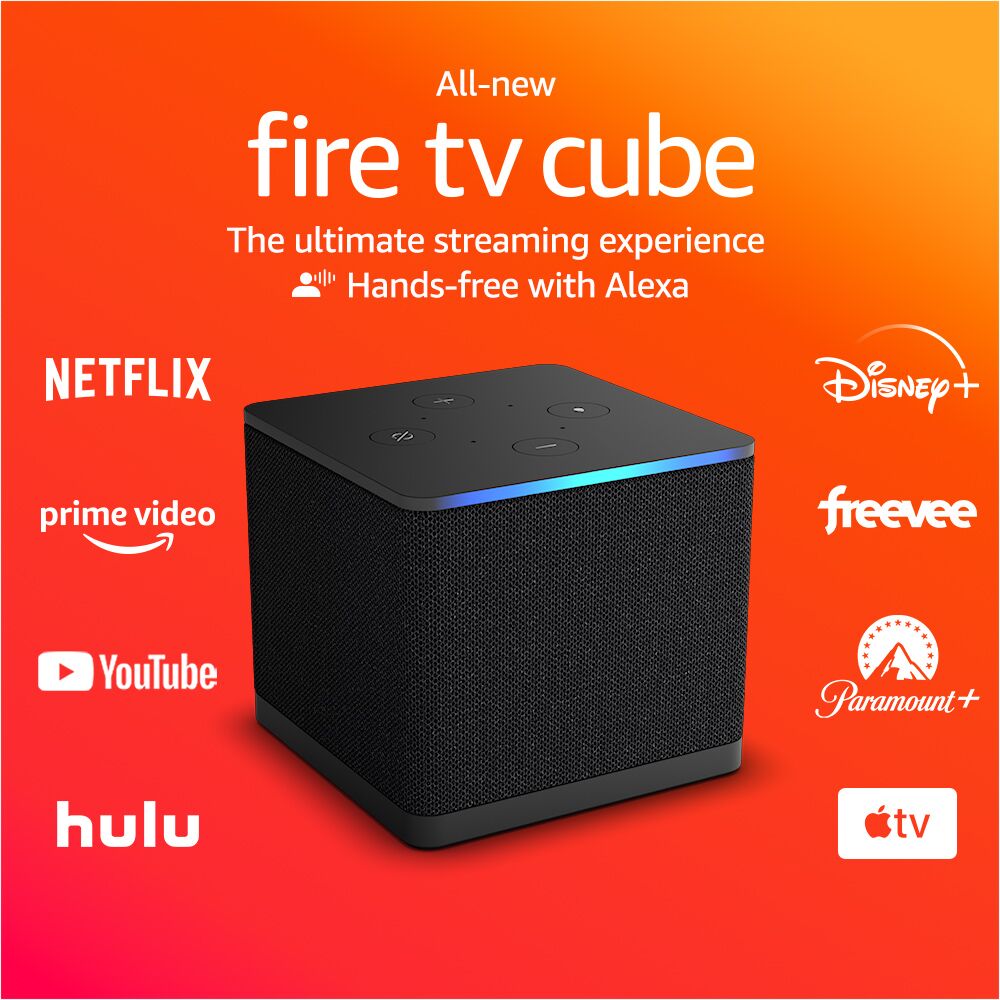 Fire TV Cube 3rd Gen Streaming Media Player with 4K Ultra HD Wi-Fi  6E and Alexa Voice Remote Black B09BZZ3MM7 - Best Buy
