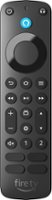 Amazon - Alexa Voice Remote Pro 2022 with Remote Finder  TV Controls  Backlit Buttons and requires compatible Fire TV device - Black - Front_Zoom