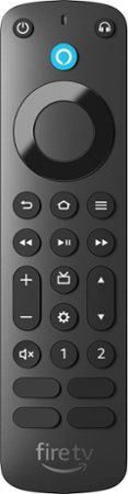 Amazon - Alexa Voice Remote Pro 2022 with Remote Finder  TV Controls  Backlit Buttons and requires compatible Fire TV device - Black