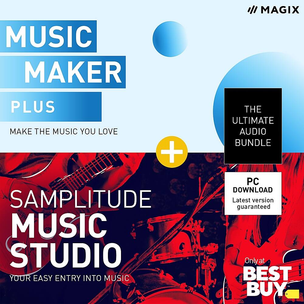 Front. MAGIX - MUSIC MAKER Plus & Samplitude Music Studio.