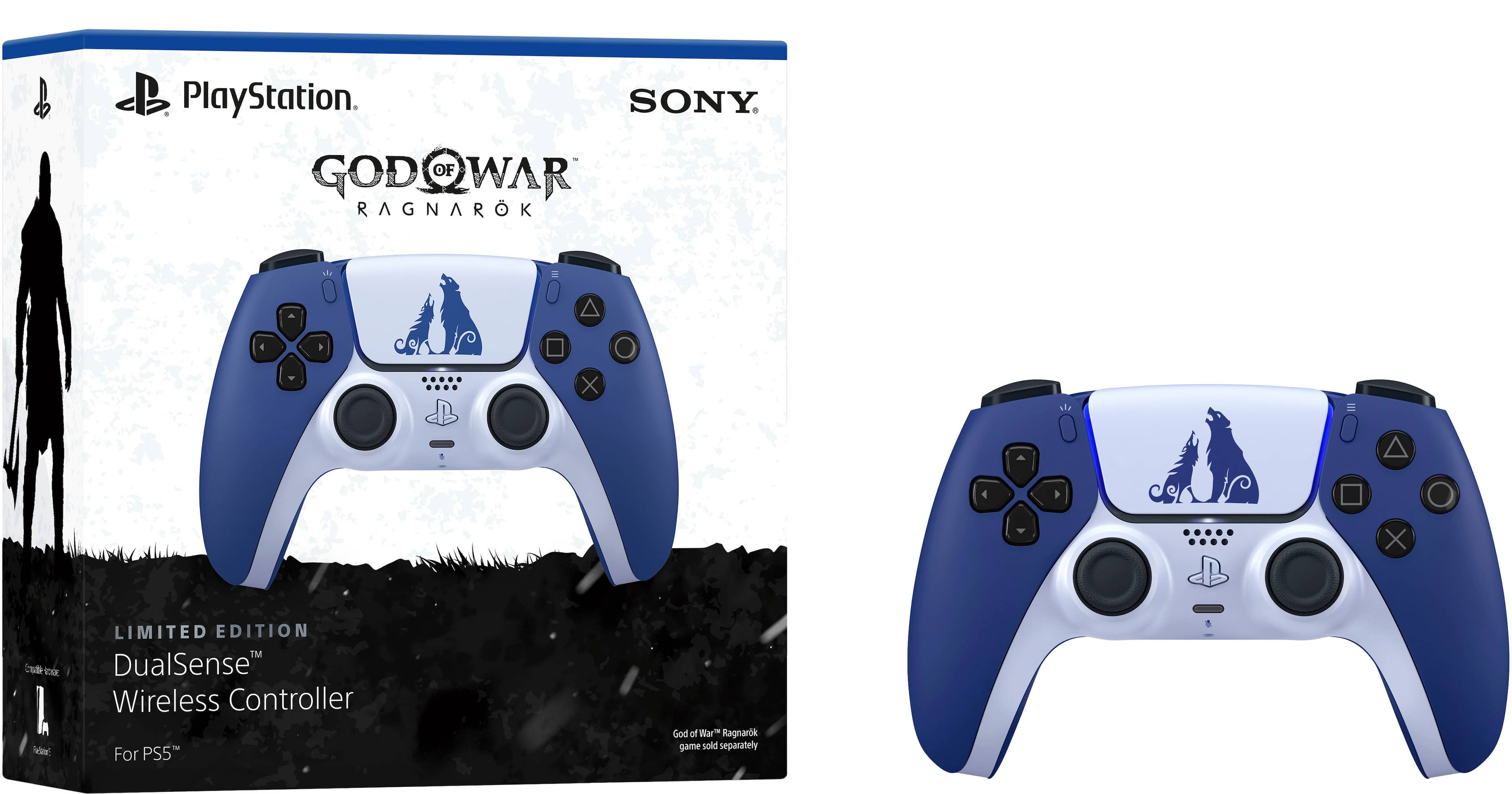 Sony PS5 DualSense Wireless Controller God of War Ragnarok Limited Edition  PlayStation 5 Gamepad Bluetooth Adaptive