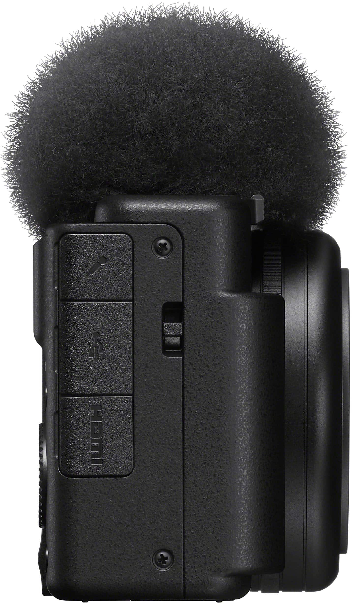 Alt View 12. Sony - ZV-1F Vlog Camera for Content Creators and Vloggers - Black.