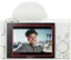 Back. Sony - ZV-1F Vlog Camera for Content Creators and Vloggers - White.