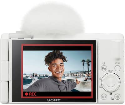 Sony ZV 1F Vlog Camera for Content Creators and Vloggers White Sony ZV 1F Vlog Camera for Content Creators and Vloggers White