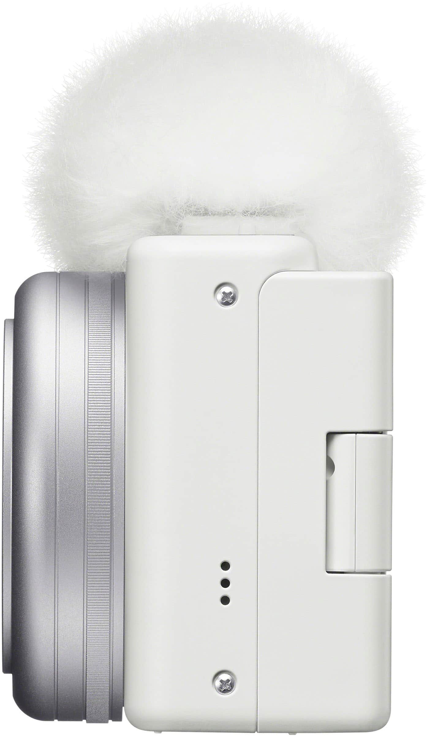 Alt View 13. Sony - ZV-1F Vlog Camera for Content Creators and Vloggers - White.