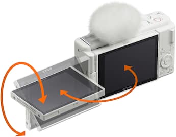 Sony ZV 1F Compact Digital Camera White - Open Box - Best Buy Sony ZV 1F Compact Digital Camera White - Open Box - Best Buy