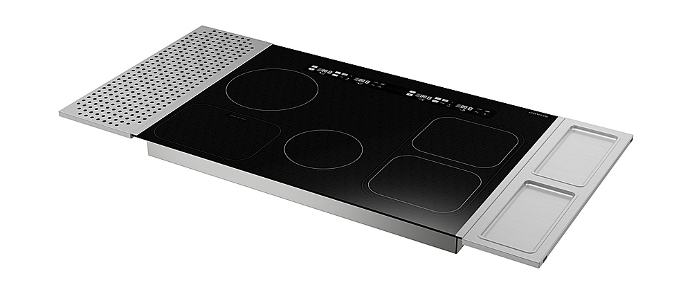 Alt View 18. Sharp - 30" Built-In Induction Cooktop Side Accessories Included - Black.