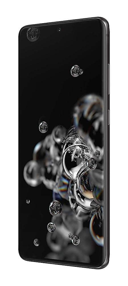 Alt View 2. Samsung - Pre-Owned Galaxy S20 Ultra 5G 128GB (Unlocked) - Cosmic Black.
