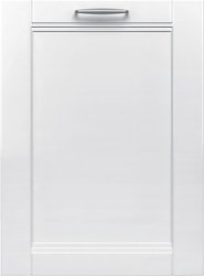 Bosch - 100 Series Top Control Built-In Hybird Stainless Steel Tub Dishwasher 49 dBA - Custom Panel Ready - Front_Zoom