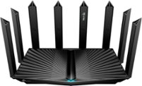 TP-Link - Archer AXE7800 Tri-Band Wi-Fi 6E Router - Black - Front_Zoom
