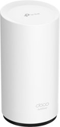 TP-Link - Deco X50 Outdoor AX3000 Dual-Band Mesh Wi-Fi- 6 Router - White - Front_Zoom