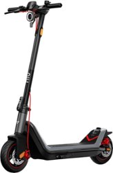 NIU - KQi3 Max Foldable Electric Kick Scooter w/ 40 mi Max Operating Range & 23.6 mph Max Speed - Space Gray - Front_Zoom