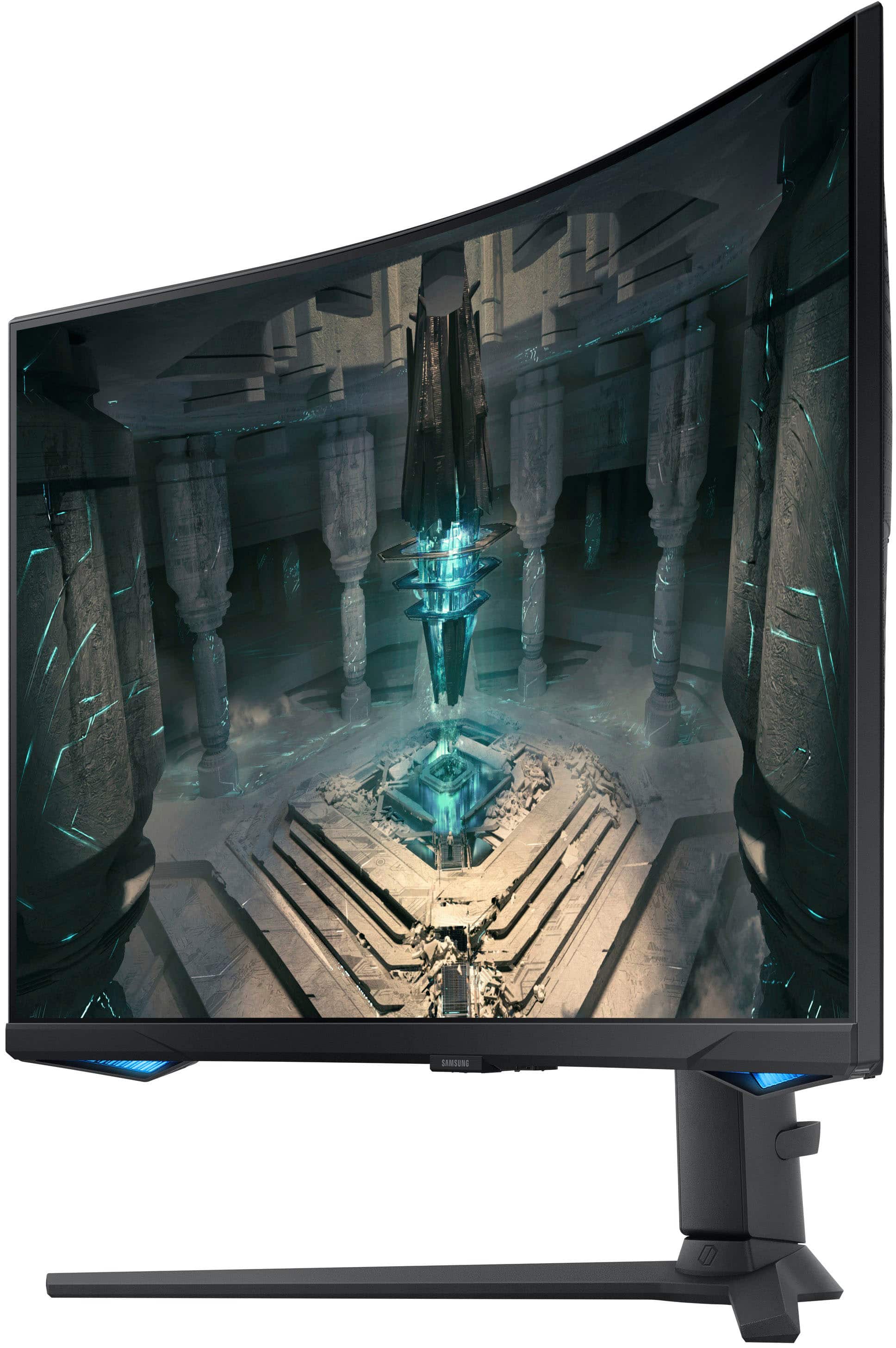 Alt View 12. Samsung - Odyssey G6 27” Curved QHD FreeSync Premium Pro Smart 240Hz 1ms Gaming Monitor with HDR600 (DisplayPort, HDMI, USB 3.0) - Black.