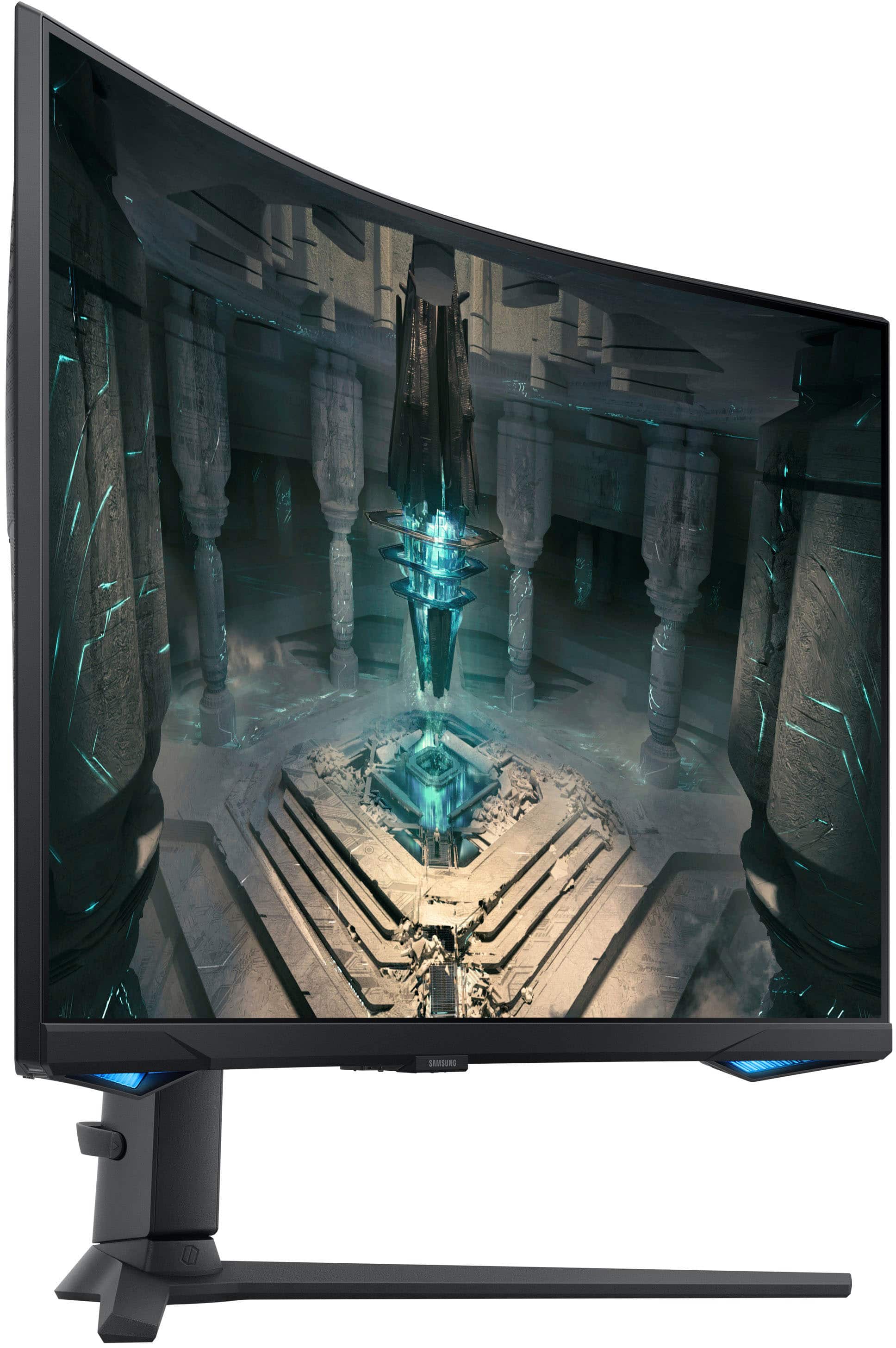 Alt View 18. Samsung - Odyssey G6 27” Curved QHD FreeSync Premium Pro Smart 240Hz 1ms Gaming Monitor with HDR600 (DisplayPort, HDMI, USB 3.0) - Black.