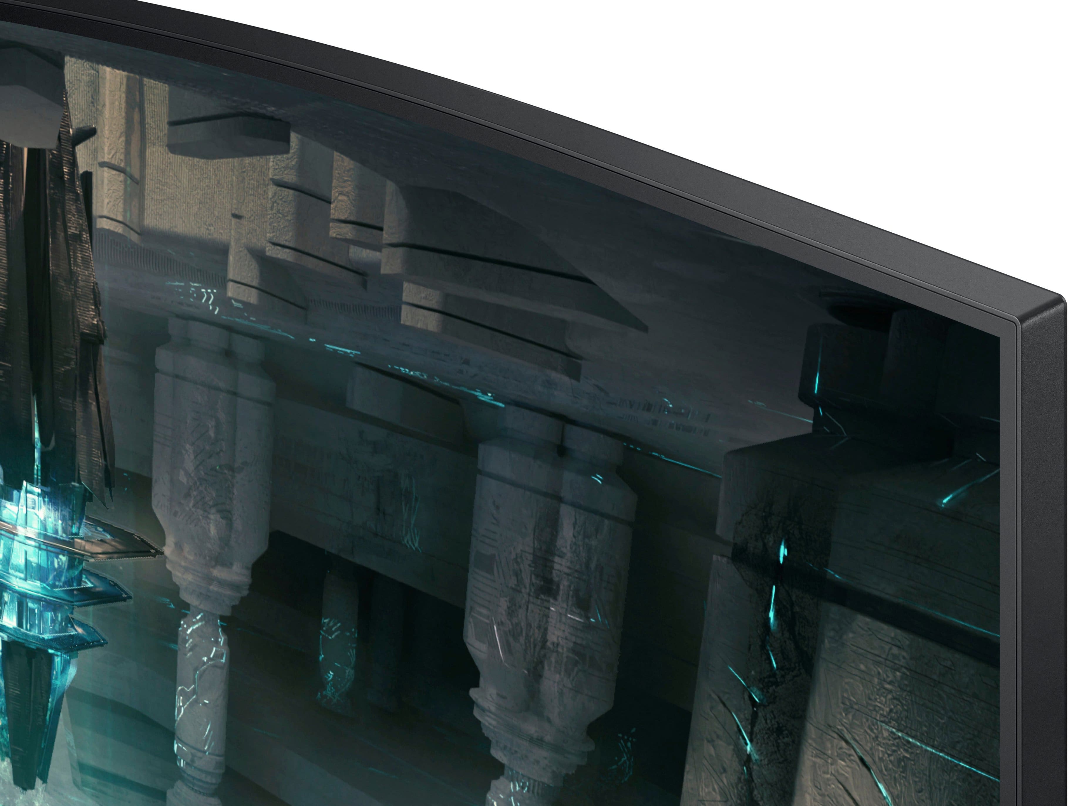 Alt View 19. Samsung - Odyssey G6 27” Curved QHD FreeSync Premium Pro Smart 240Hz 1ms Gaming Monitor with HDR600 (DisplayPort, HDMI, USB 3.0) - Black.