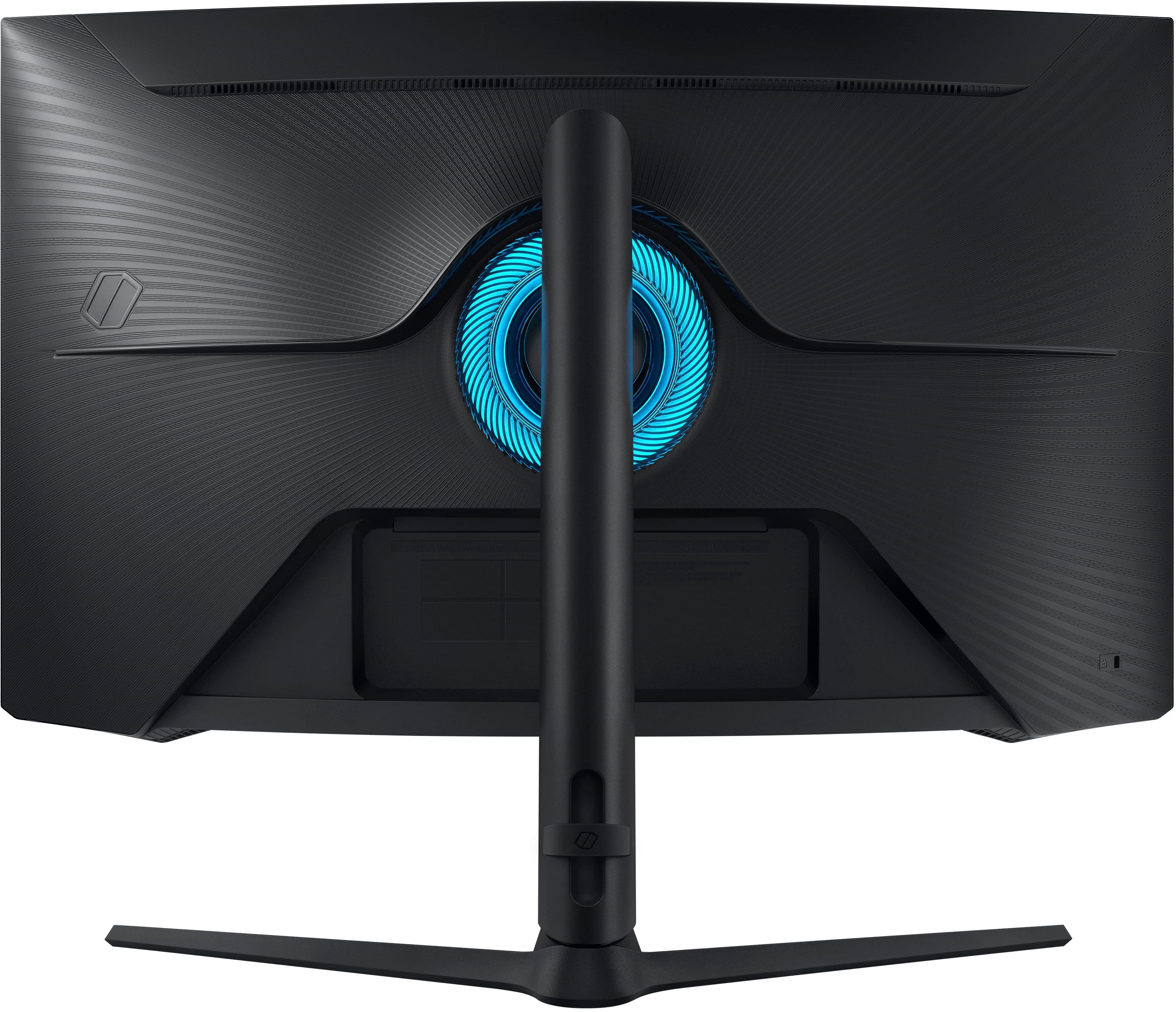 Alt View 21. Samsung - Odyssey G6 27” Curved QHD FreeSync Premium Pro Smart 240Hz 1ms Gaming Monitor with HDR600 (DisplayPort, HDMI, USB 3.0) - Black.