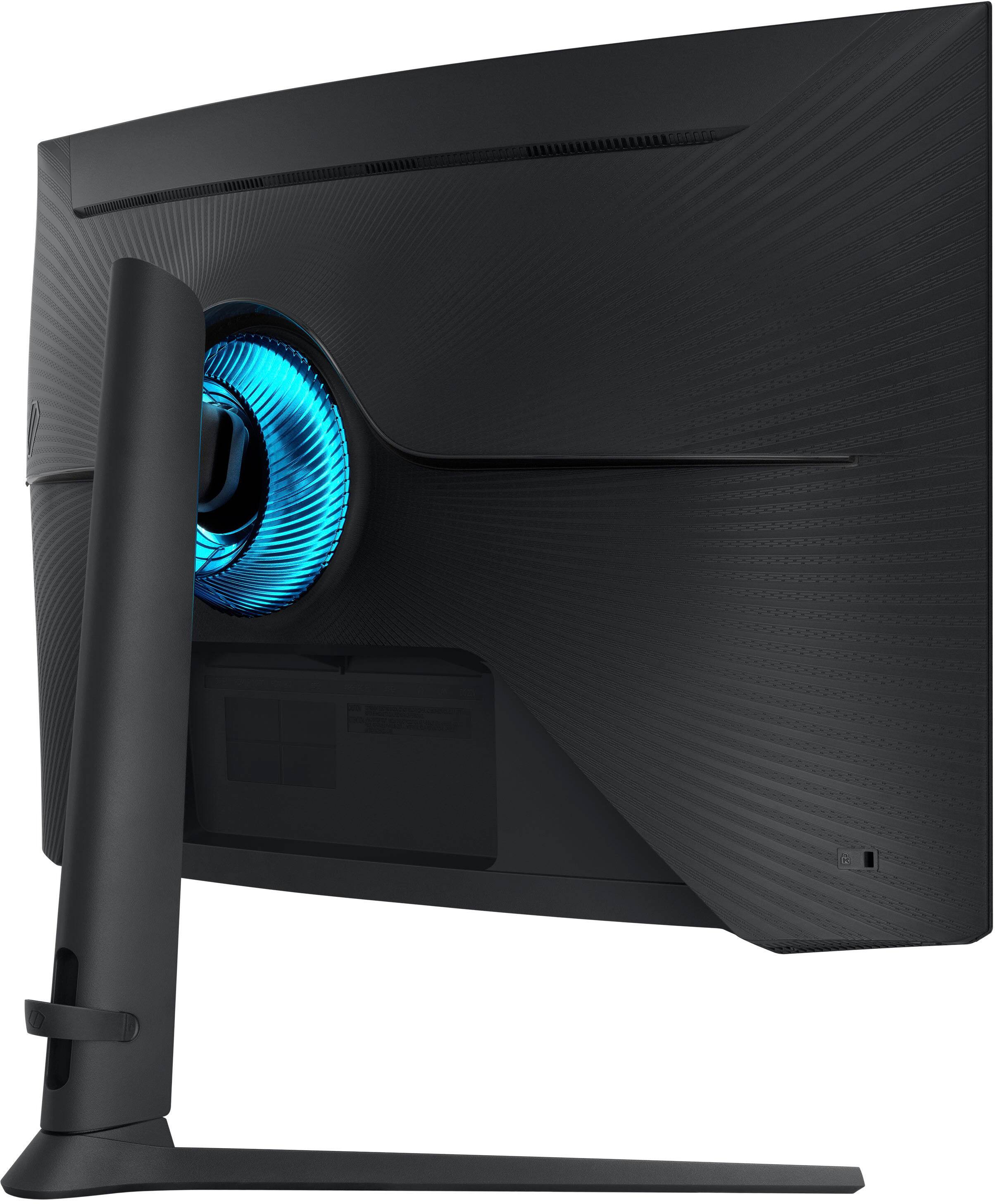 Alt View 21. Samsung - Odyssey G6 32” Curved QHD FreeSync Premium Pro Smart 240Hz 1ms Gaming Monitor with HDR600 (DisplayPort, HDMI, USB 3.0) - Black.