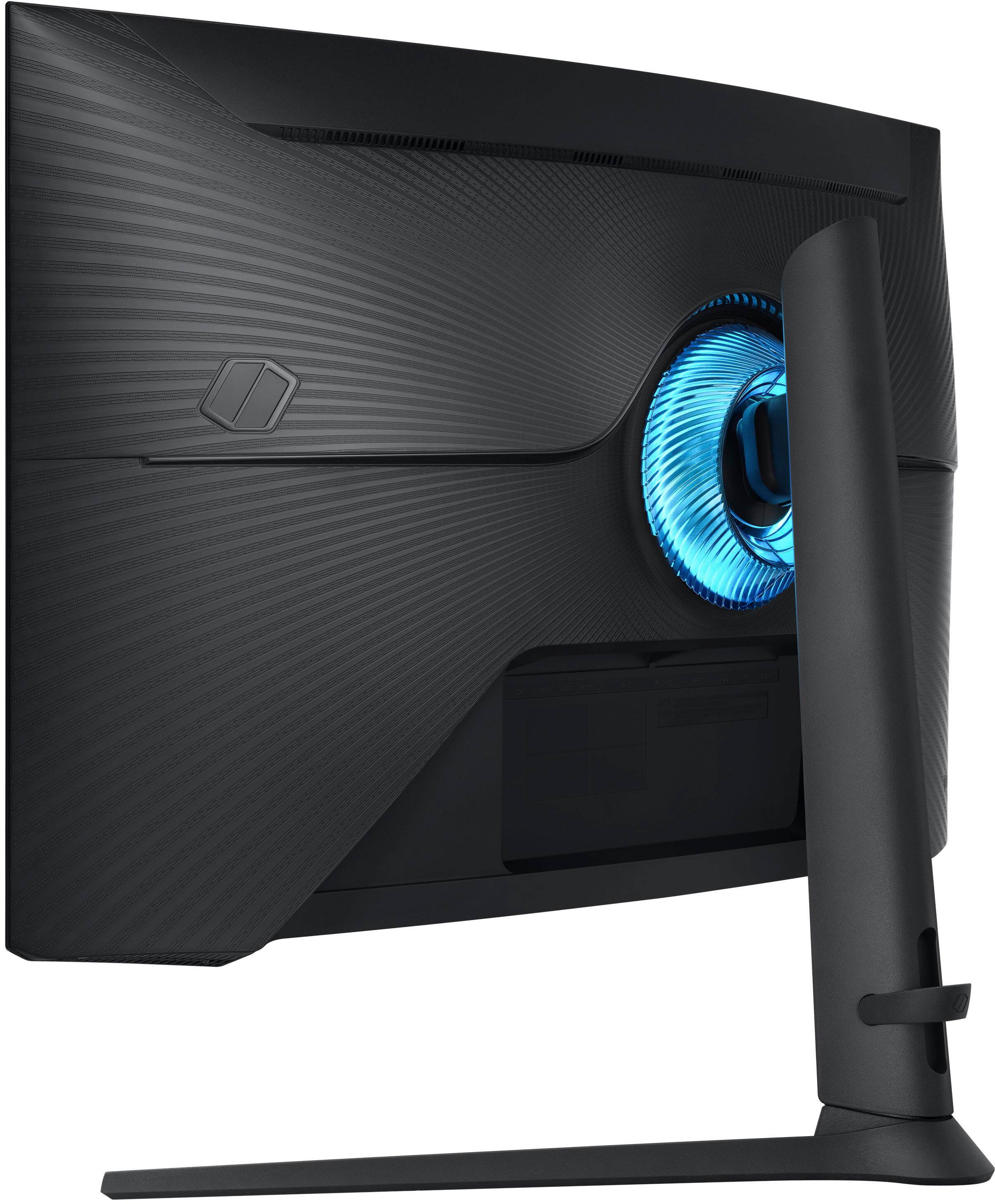 Alt View 24. Samsung - Odyssey G6 32” Curved QHD FreeSync Premium Pro Smart 240Hz 1ms Gaming Monitor with HDR600 (DisplayPort, HDMI, USB 3.0) - Black.