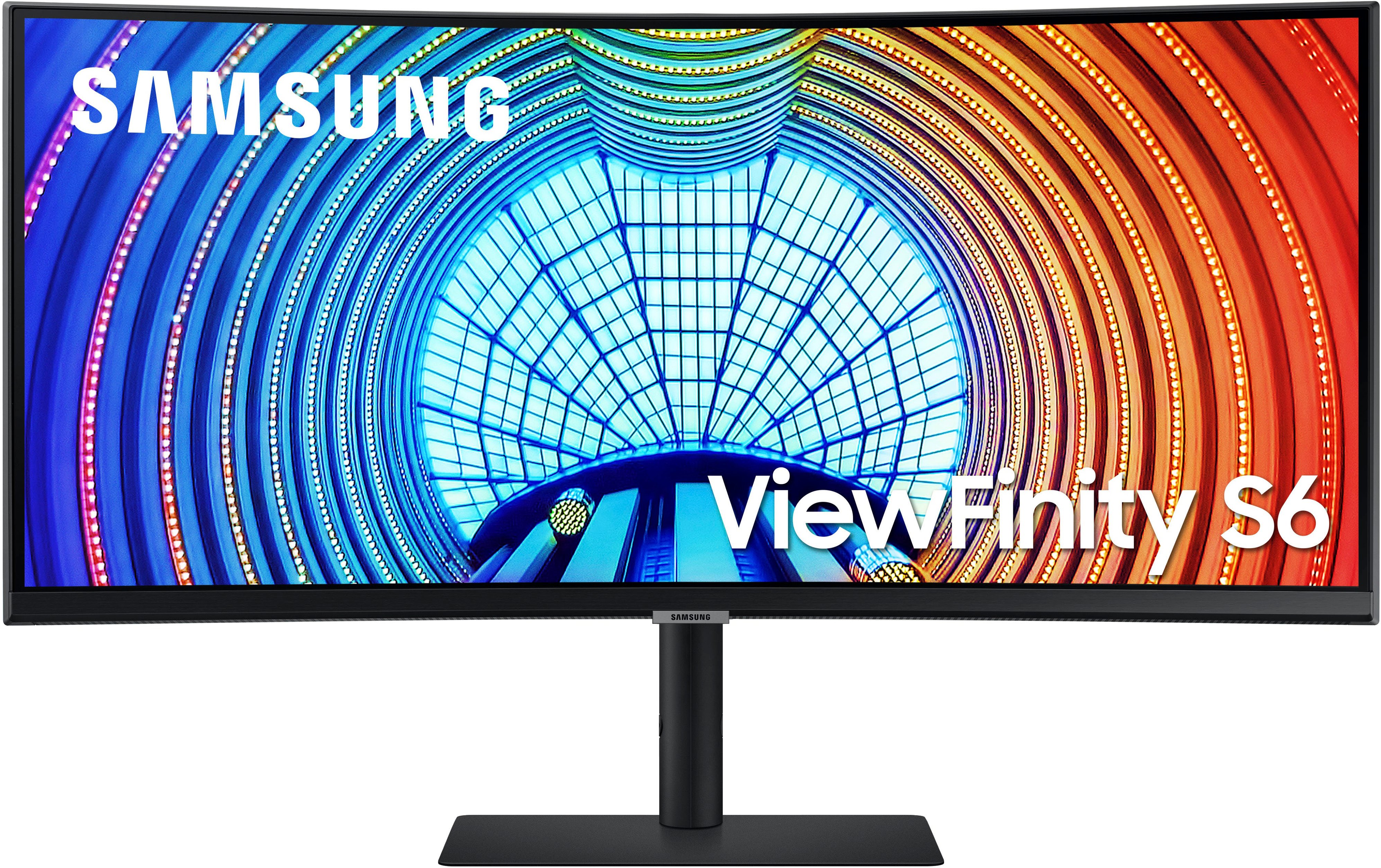 Samsung ViewFinity S6 34 Ultra Wide 1000R Curved QHD FreeSync Monitor with  HDR10 (DisplayPort, HDMI, USB, USB-C) Black LS34A650UBNXGO - Best Buy