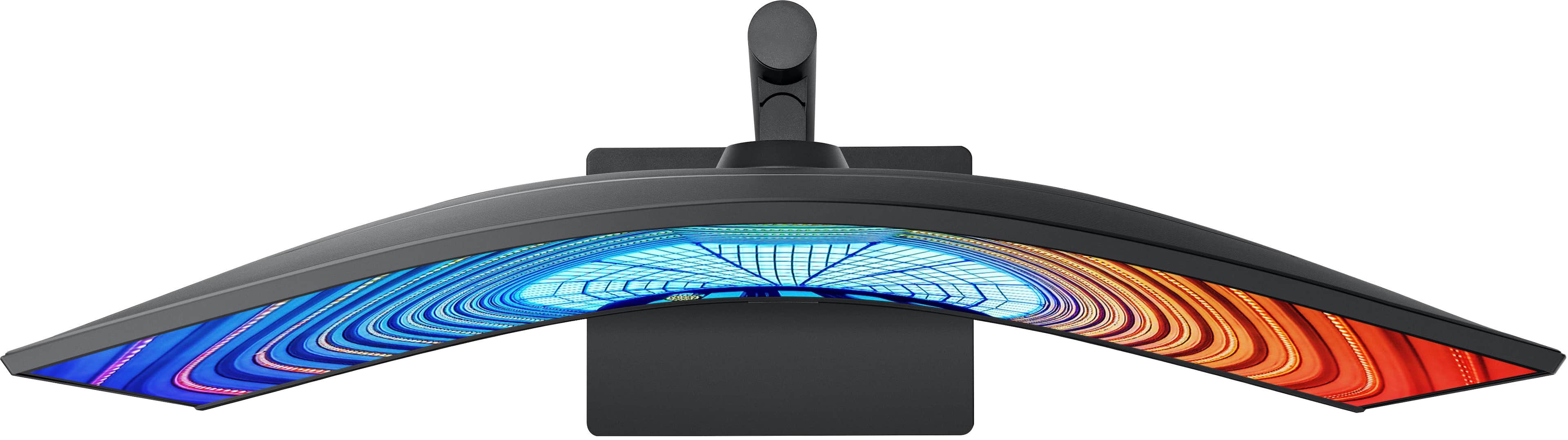 Alt View 14. Samsung - ViewFinity S6 34" Ultra Wide 1000R Curved QHD FreeSync Monitor with HDR10 (DisplayPort, HDMI, USB, USB-C) - Black.